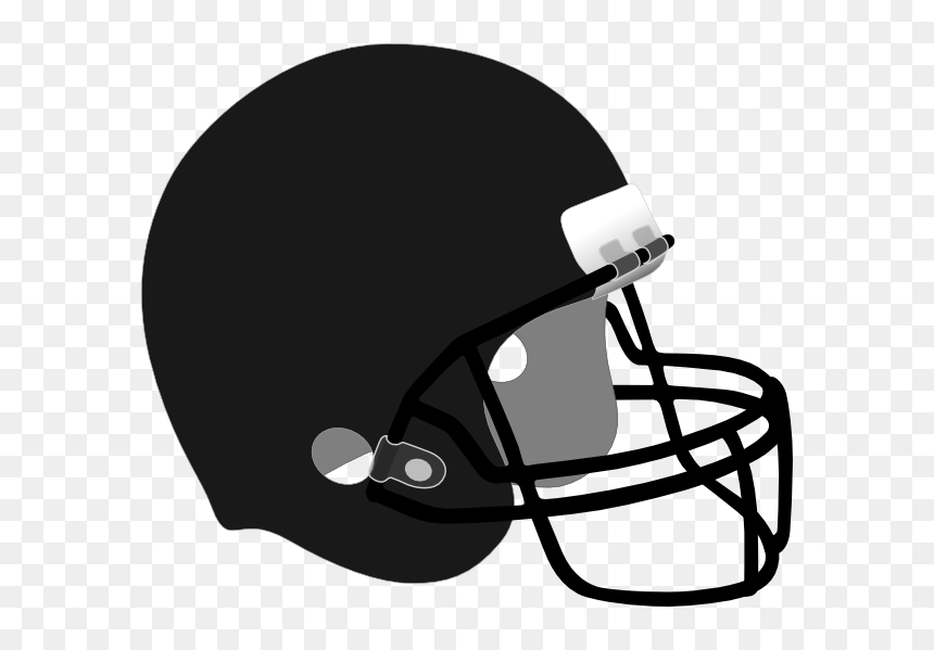 Black Football Helmet Png, Transparent Png - football helmet png