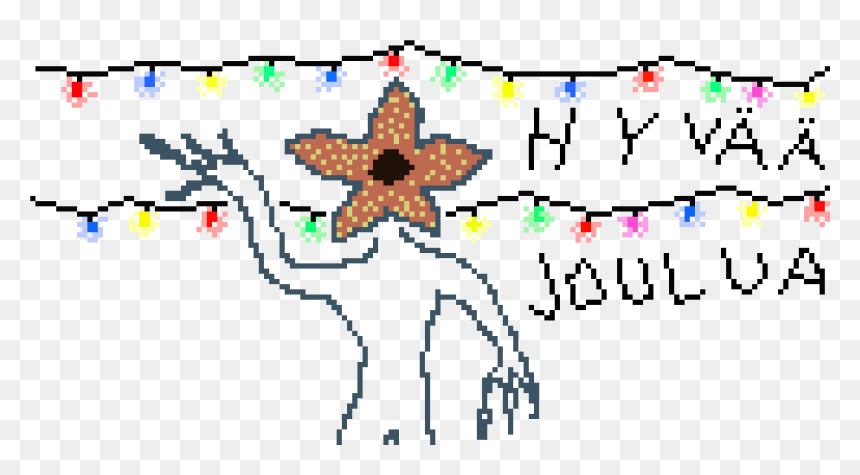 Demogorgon Pixel Art, HD Png Download - stranger things png
