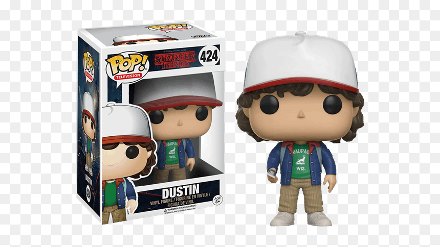 Figurine Pop Stranger Things Dustin, HD Png Download - stranger things png