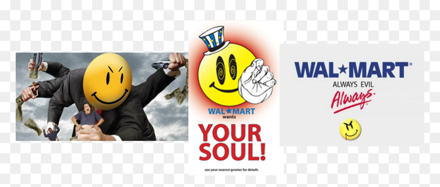 Walmart Evil, HD Png Download - walmart png