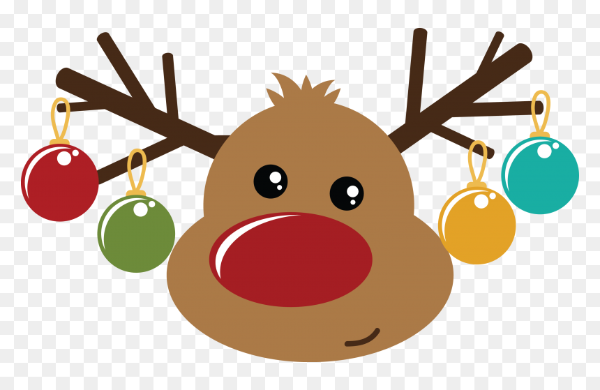 Christmas Reindeer Png, Transparent Png - reindeer png