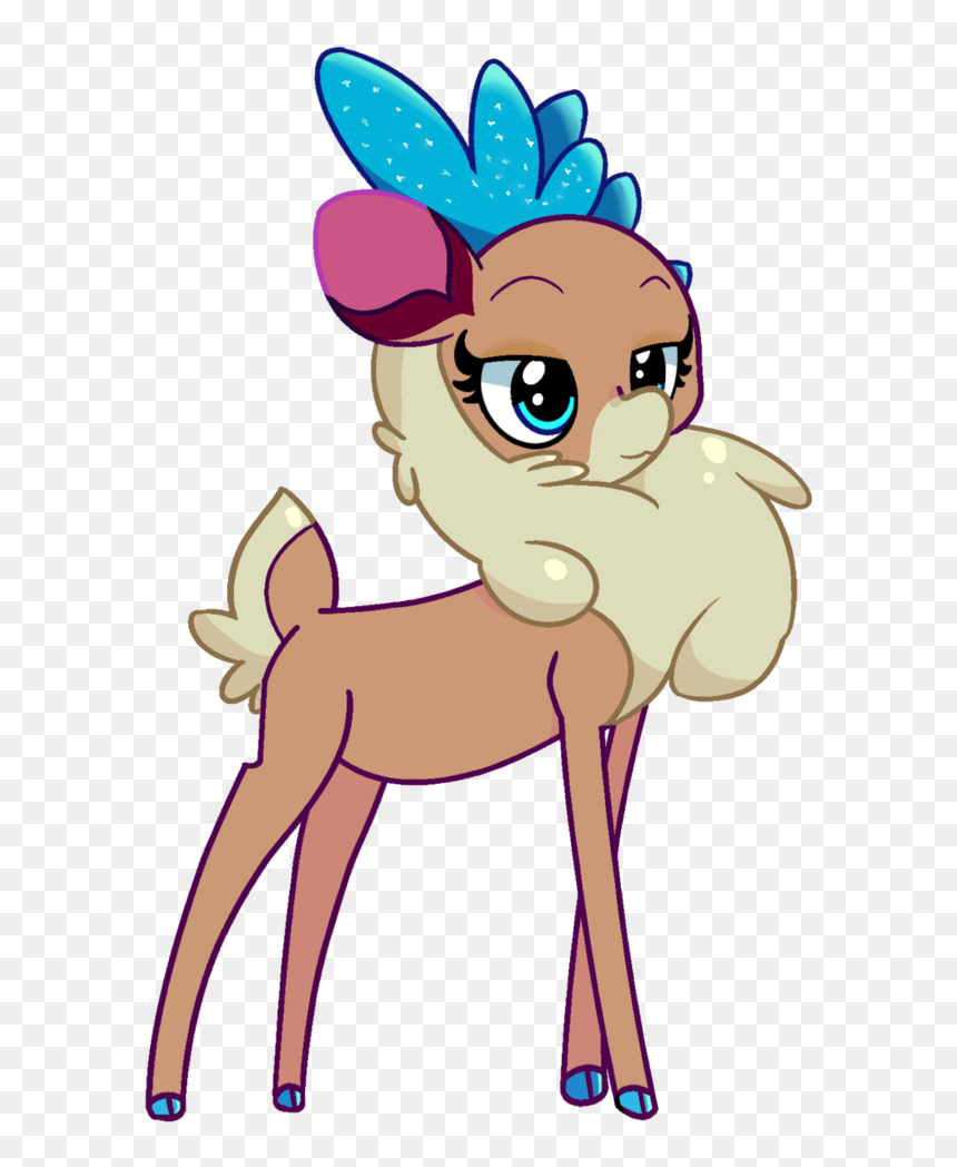 Female Reindeer Clip Art, HD Png Download - reindeer png