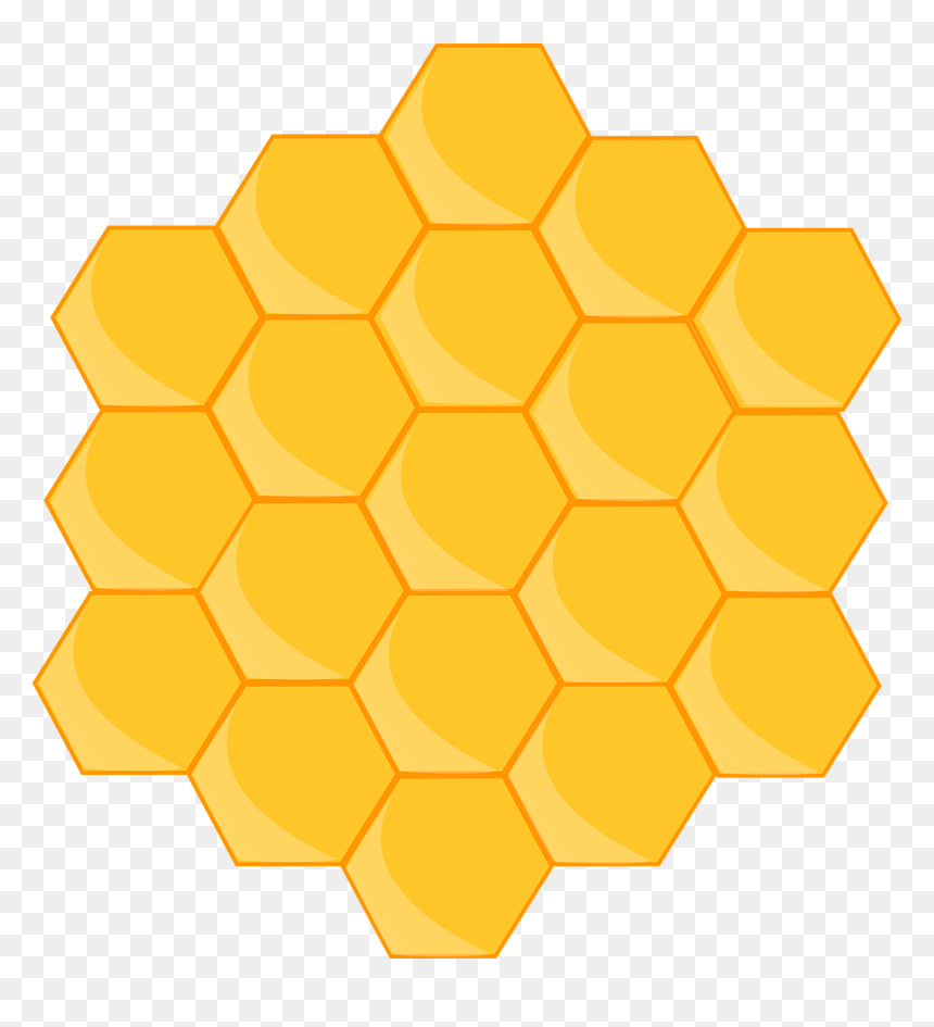 Honey Comb Clip Art, HD Png Download - honey png