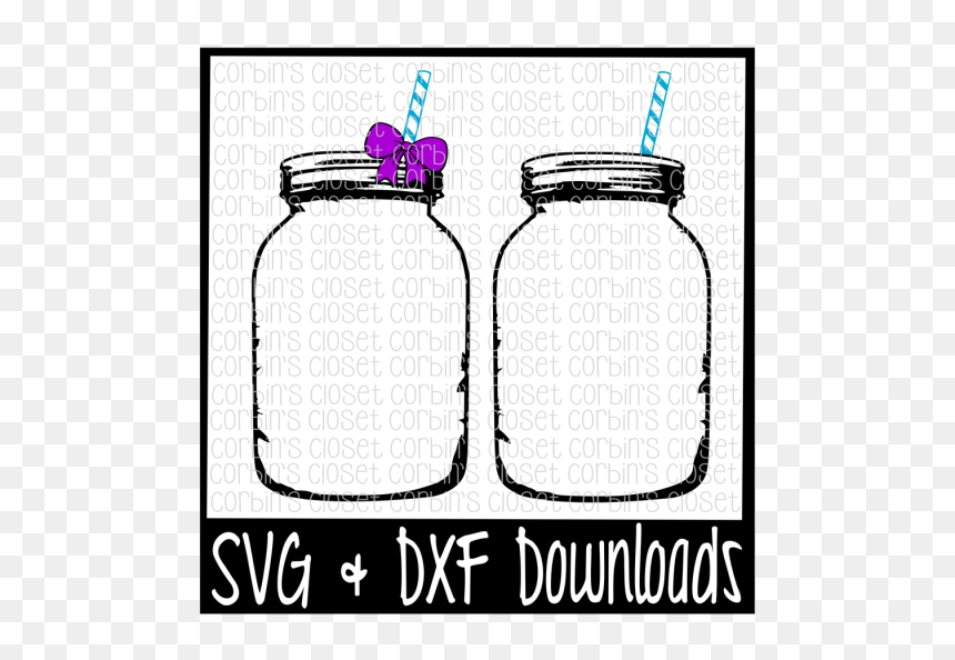 Glass Bottle, HD Png Download - mason jar png