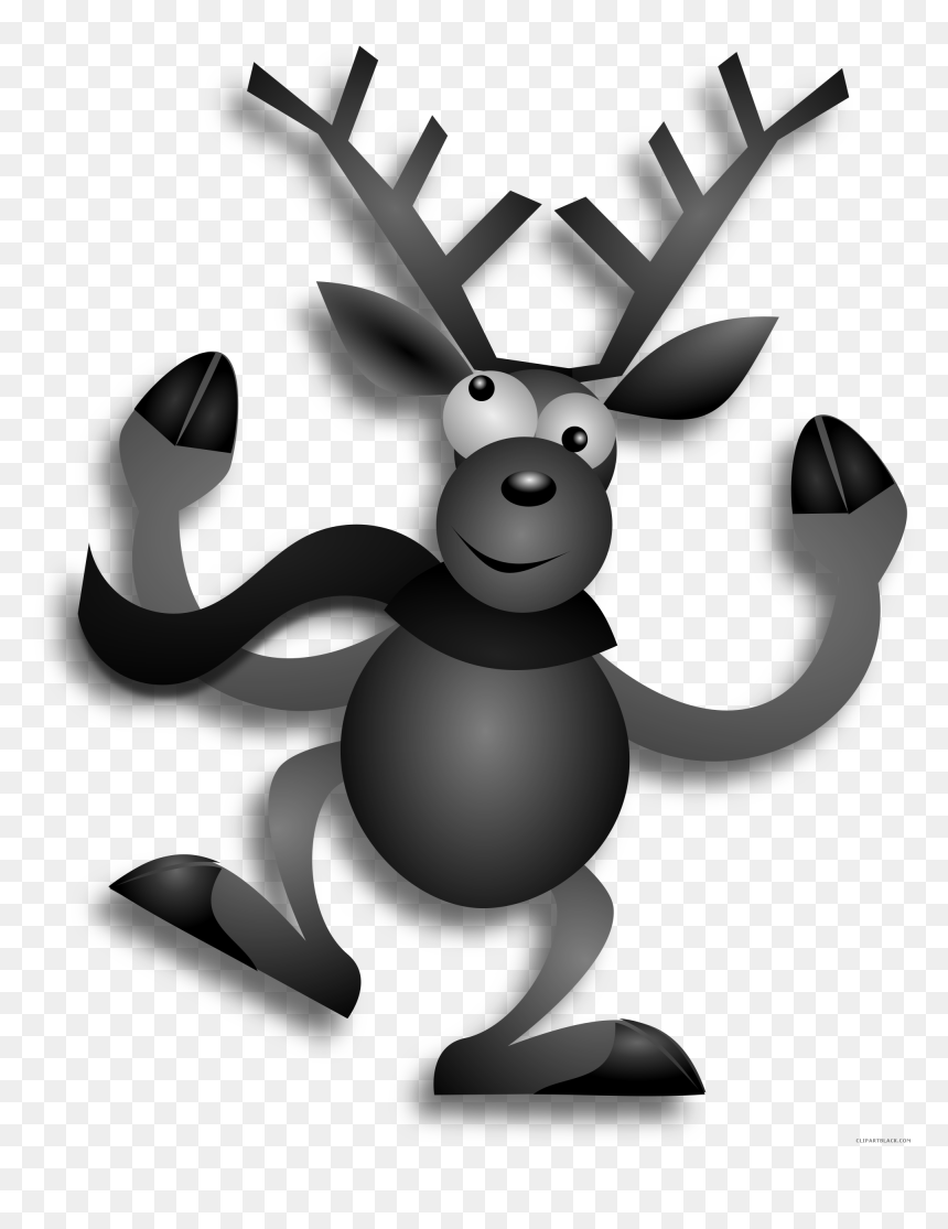 Blue Reindeer, HD Png Download - reindeer png