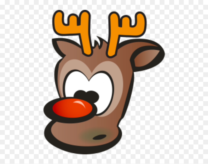 Cartoon Reindeer, HD Png Download - reindeer png
