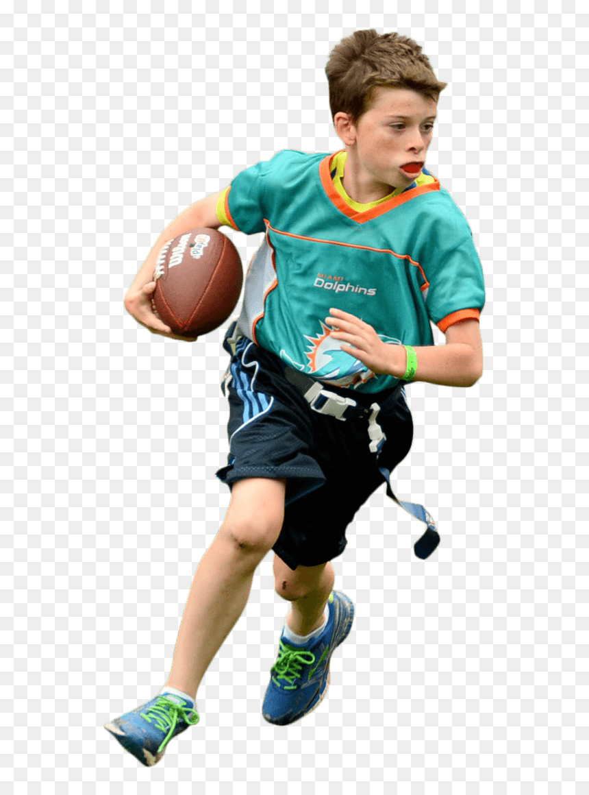 Flag Football Player Png, Transparent Png - football player png