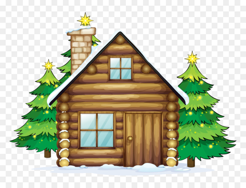 Christmas House With Chimney, HD Png Download - reindeer png