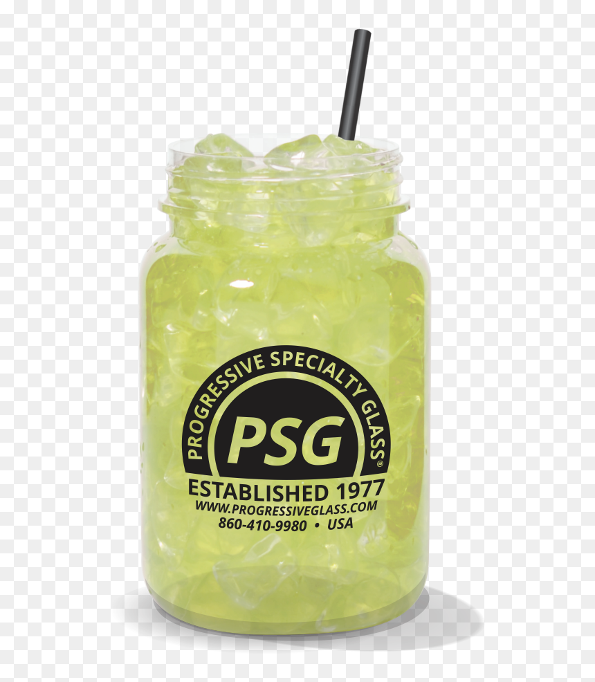 Frozen Carbonated Beverage, HD Png Download - mason jar png