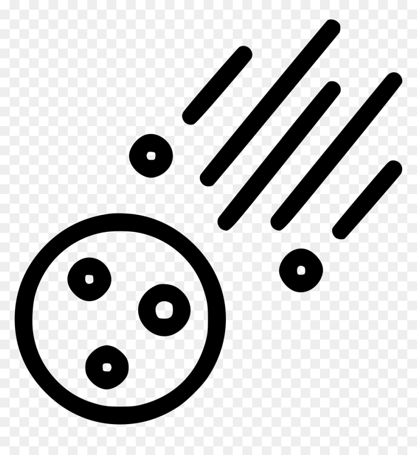 Asteroid Icon, HD Png Download - comet png