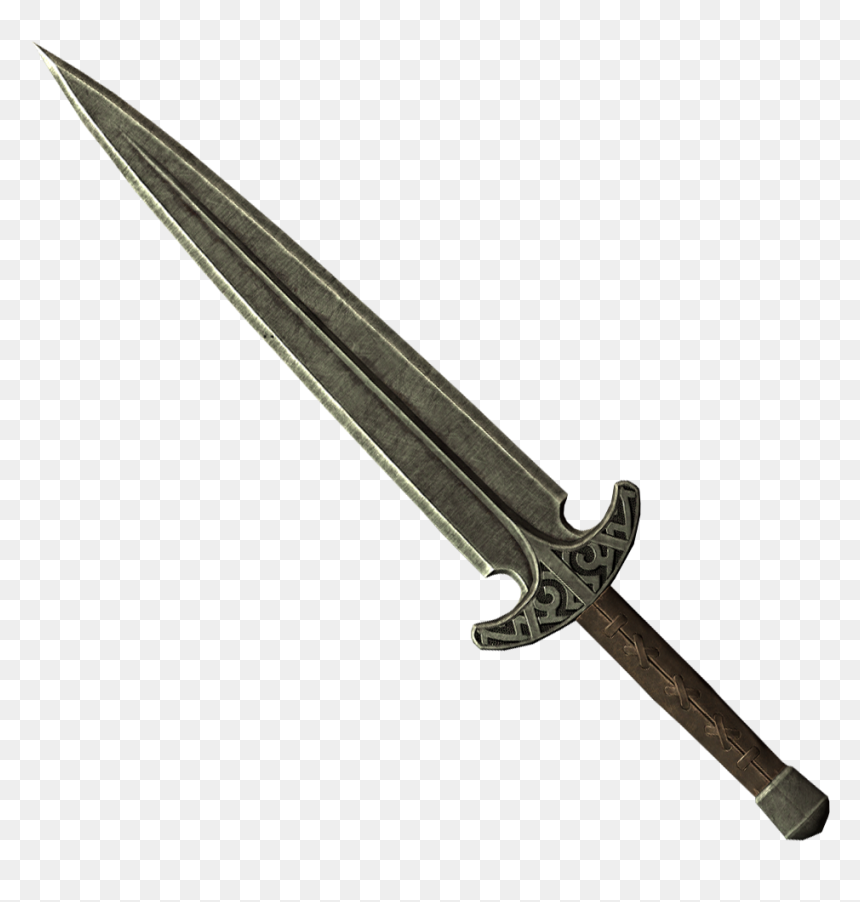 Кинжал Скайрим, HD Png Download - dagger png