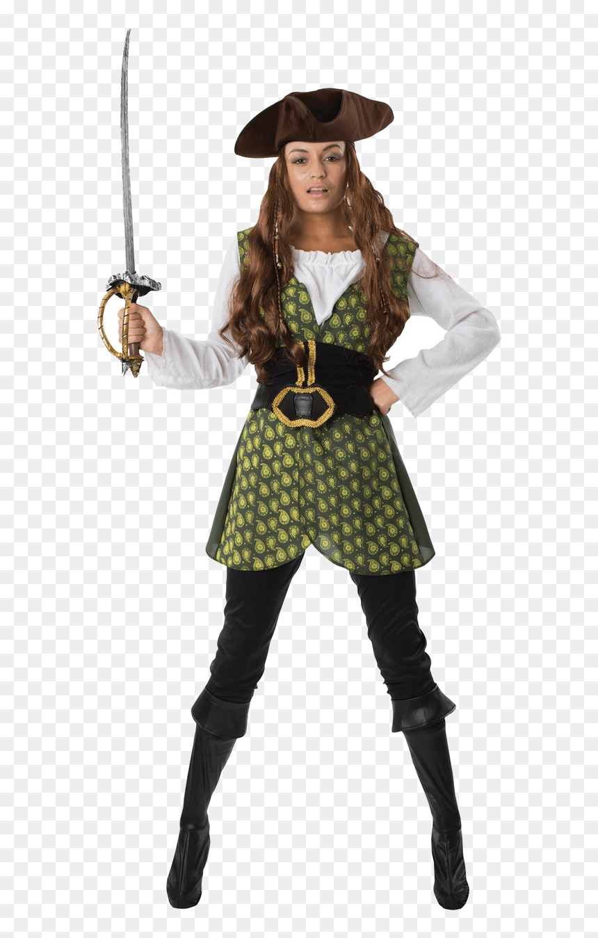 Pirate Fancy Dress Women, HD Png Download - pirate hat png