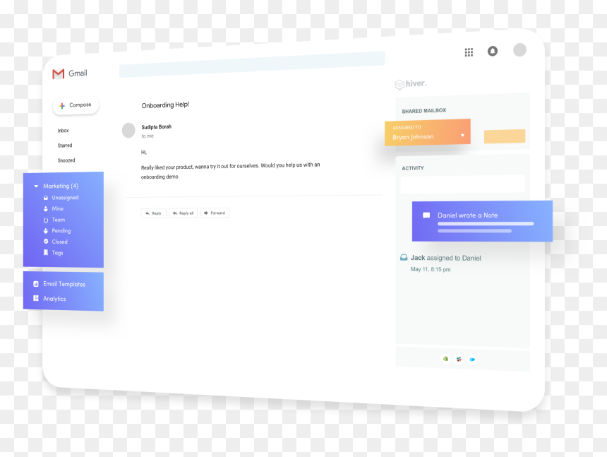 Collaborative Inbox, HD Png Download - gmail png