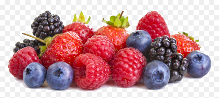 Strawberries Blackberries Blueberries Raspberries, HD Png Download - blueberry png