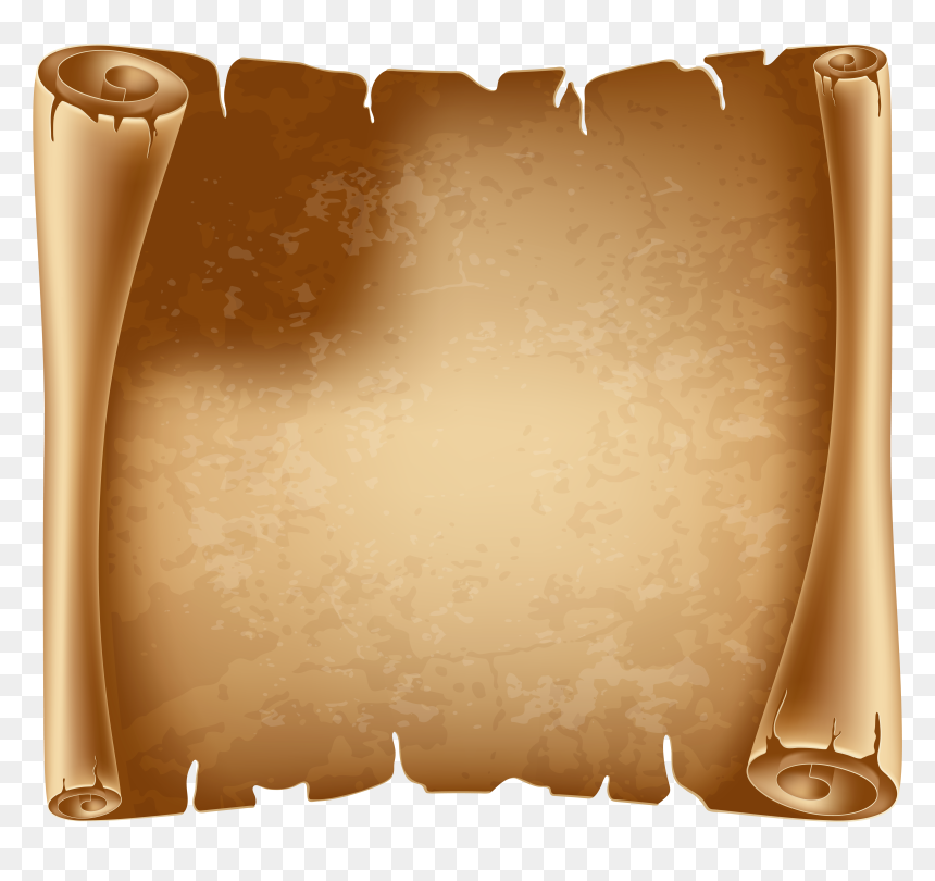 Scroll Old Paper Clipart, HD Png Download - old paper png