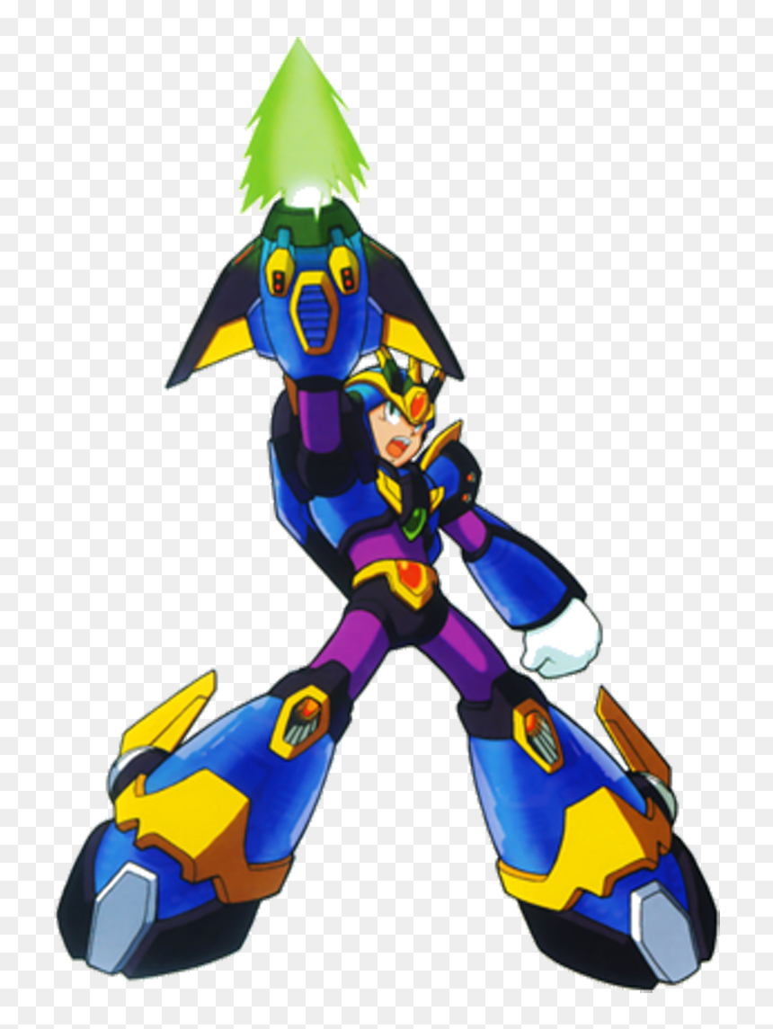 Rockman X4 Ultimate Armor, HD Png Download - megaman png