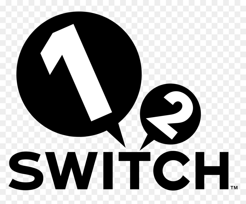 1 2 Switch Logo, HD Png Download - nintendo switch logo png