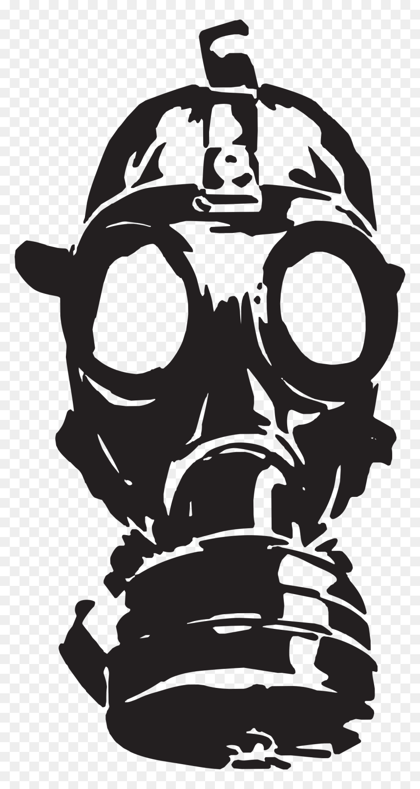 Gas Mask Art Png, Transparent Png - gas mask png