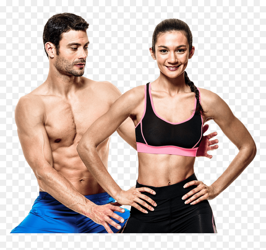 Hombre Y Mujer Ejercicio, HD Png Download - gym body png