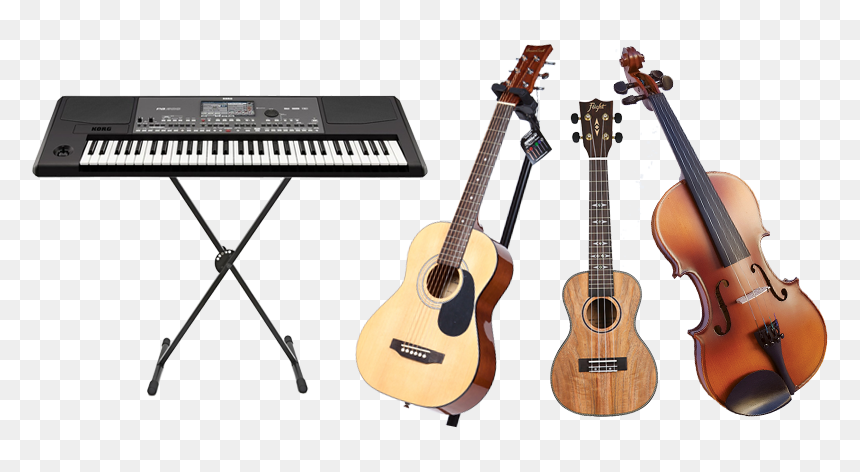 Guitar Lessons Oakville Music Instrument Rental - Electric Piano, HD Png Download - musical instrument png
