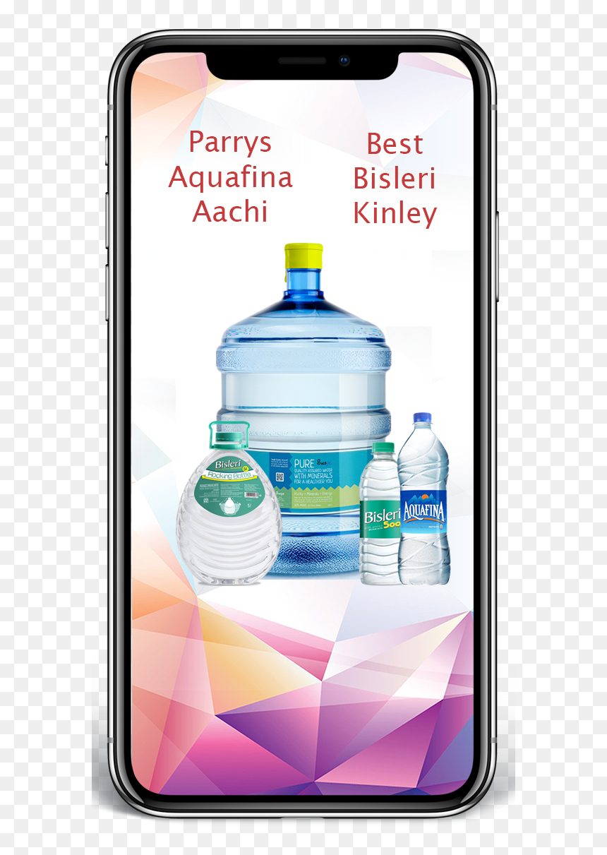 Mobile Mockup Image - Cartão Digital Infantil, HD Png Download - kinley water bottle png