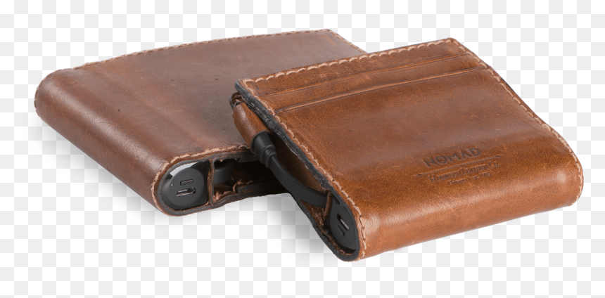 Wallet Transparent Background Png - Nomad Slim Leather Charging Wallet, Png Download - wallets png