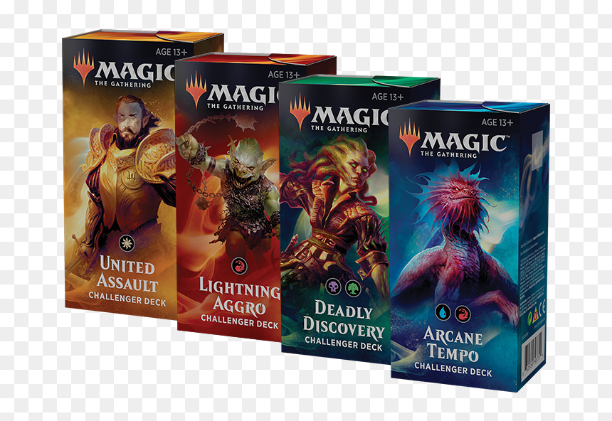 Mtg Challenger Decks 2019, HD Png Download - magic card back png