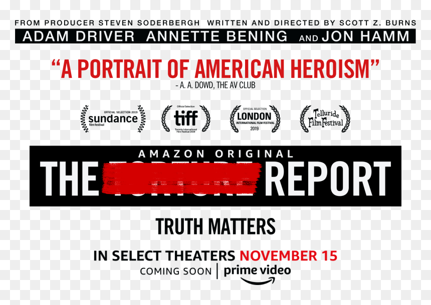 The Report - Graphics, HD Png Download - amazon studios logo png