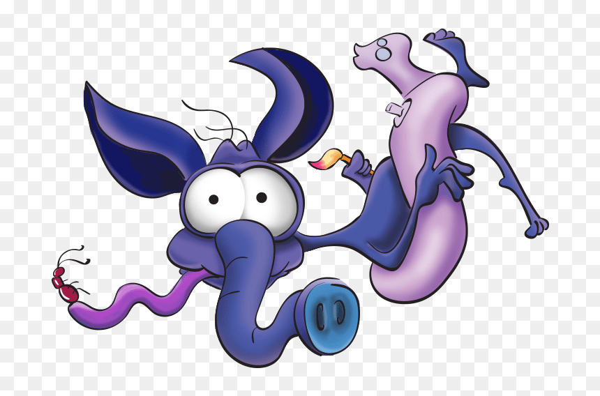 Graphic Design And Illustration In The East Bay - Cartoon, HD Png Download - aardvark png