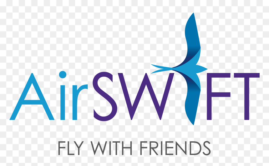Airswift Logo With Slogan - Search Icon, HD Png Download - swift transportation logo png