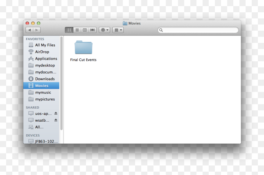 Events - Folder - Finder Safari, HD Png Download - final cut pro png