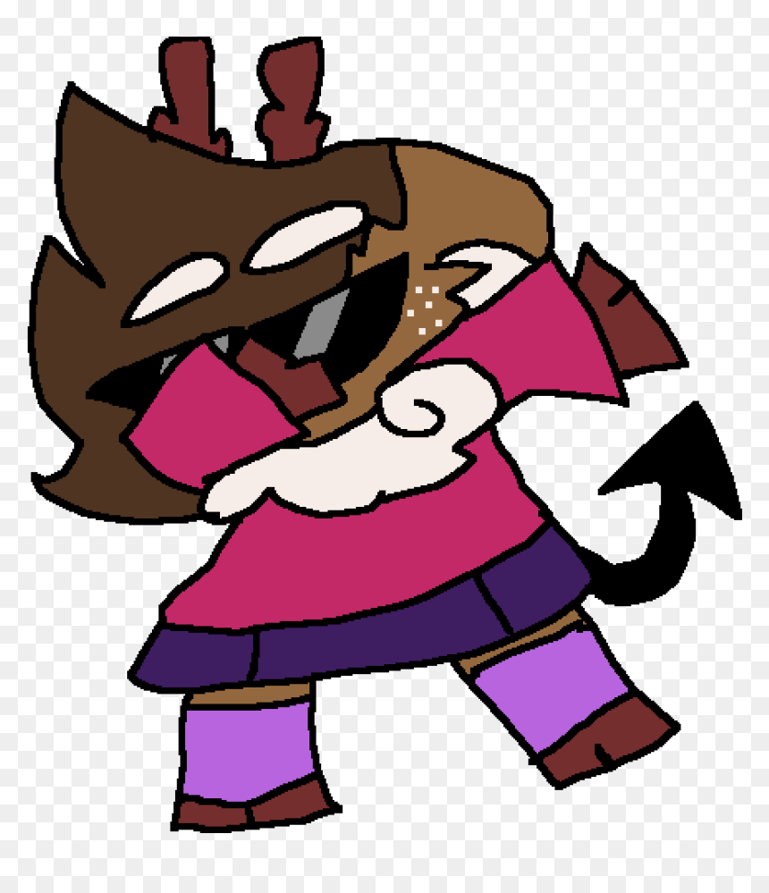 He Gon Skrrt And Hit The Dab Like Wiz Khalifa By Bonnie-fangirl - Cartoon, HD Png Download - fangirl png