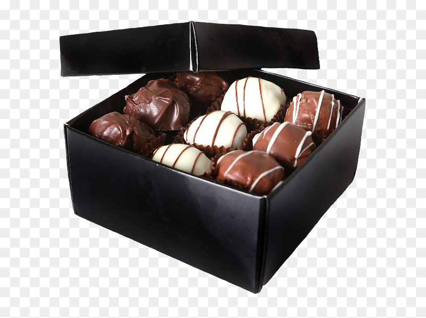 Assorted Truffle Box - Bourbon Ball, HD Png Download - truffle png