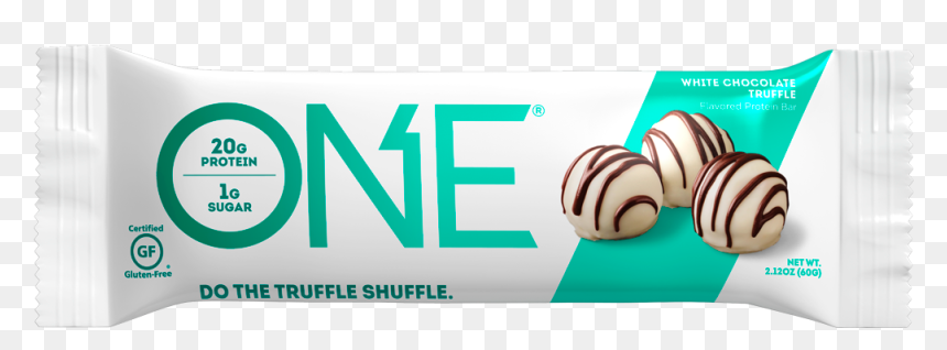 One Protein Bar White Chocolate Truffle, HD Png Download - truffle png