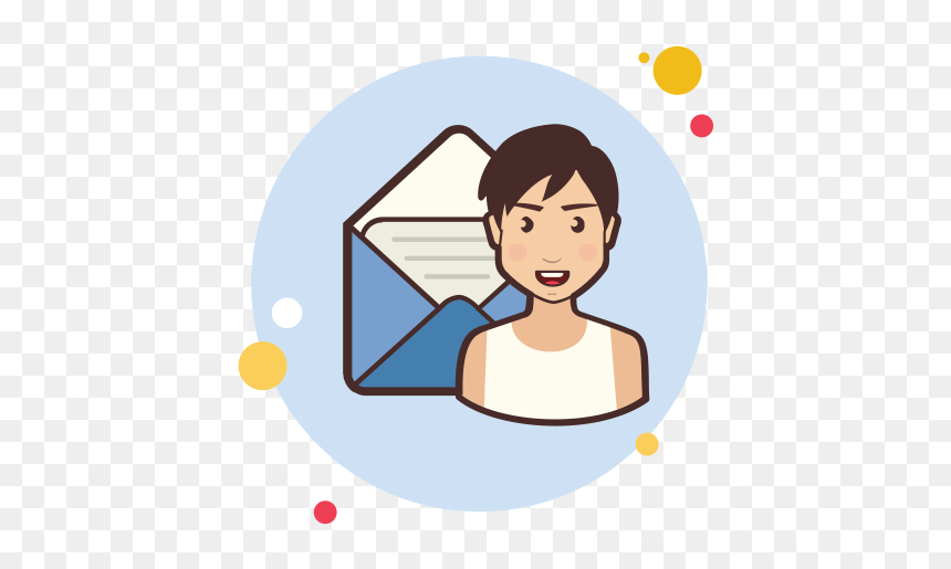 Burbujas Circulares Icon, HD Png Download - icono correo png