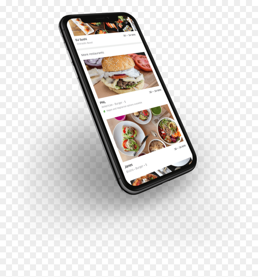 Iphone, HD Png Download - uber eats png