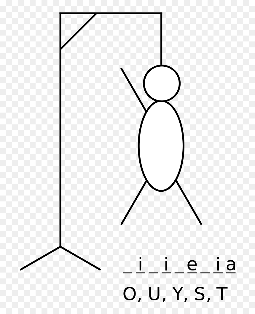 Hang Man, HD Png Download - hangman png