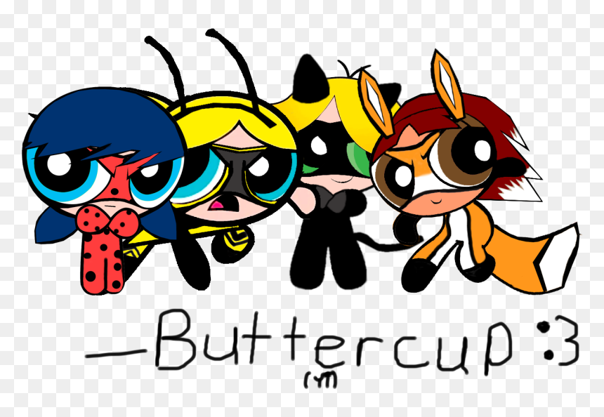 Yt Post - Ppg Miraculous, HD Png Download - 12.png powerpuff