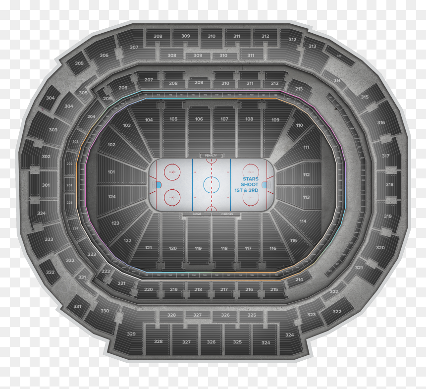 Calgary Flames At Dallas Stars At American Airlines - Soccer-specific Stadium, HD Png Download - american airlines png