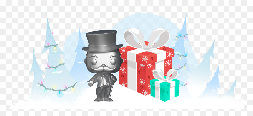 Funko Christmas, HD Png Download - mr monopoly png