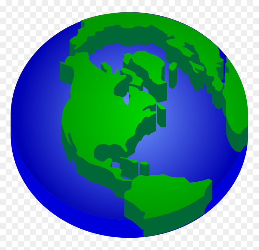 Globe,planet,sphere - Earth Clipart White Background, HD Png Download - 3d globe png