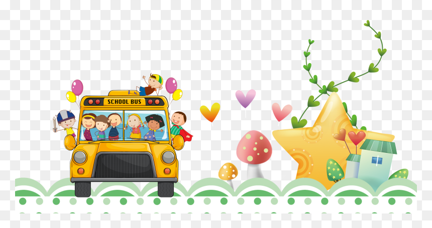 Powerpoint School Clip Art, HD Png Download - party bus png