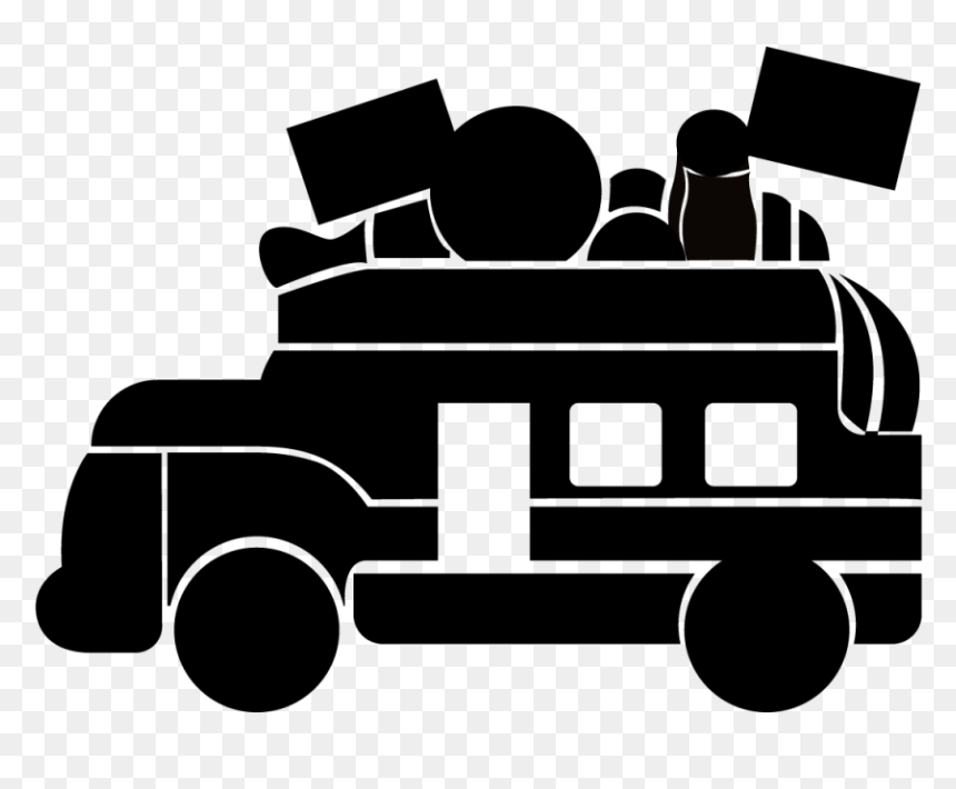 Responsive Image - Illustration, HD Png Download - party bus png