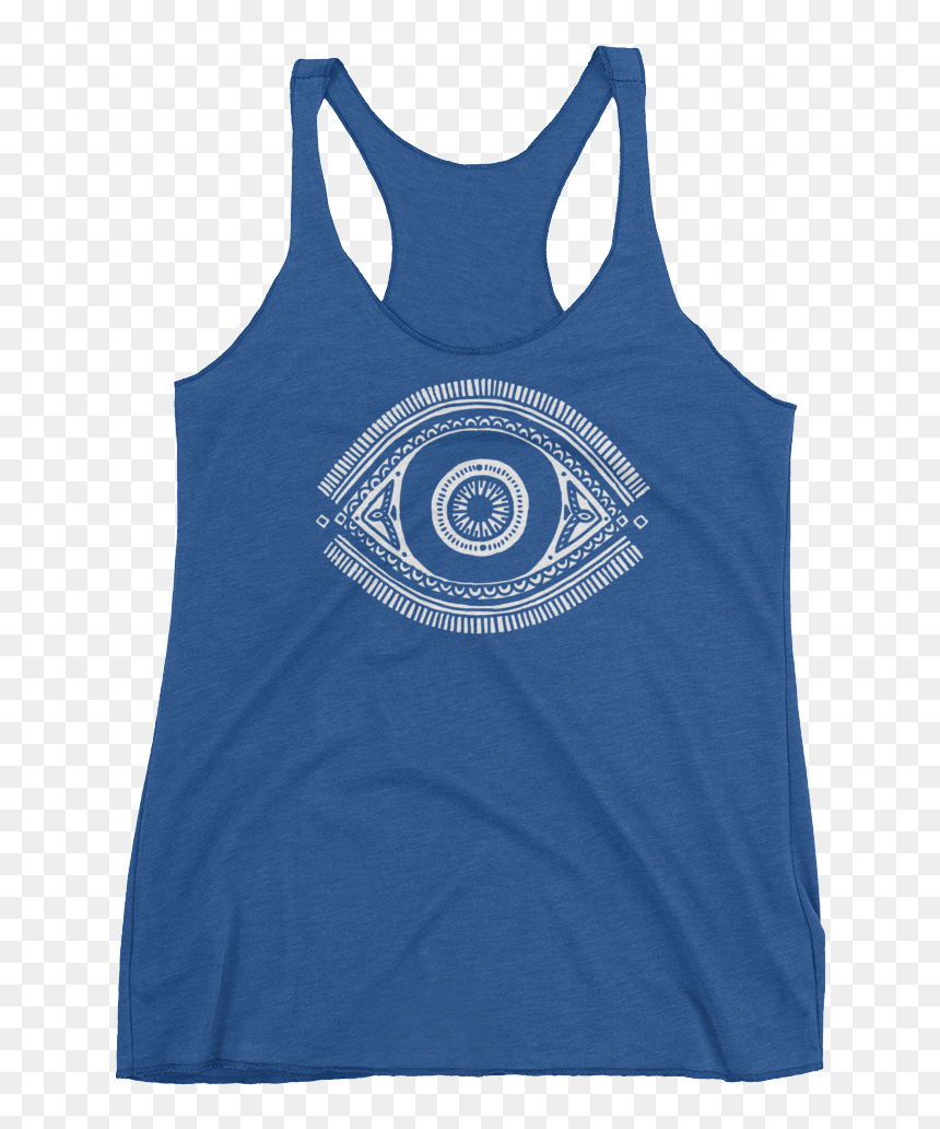 Vegan Yoga Tank Top - Sleeveless Shirt, HD Png Download - evil eyeball png