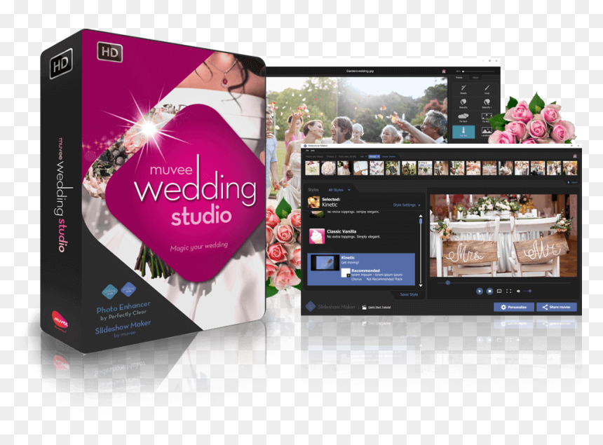 Muvee Wedding Studio, HD Png Download - png photo editor free download