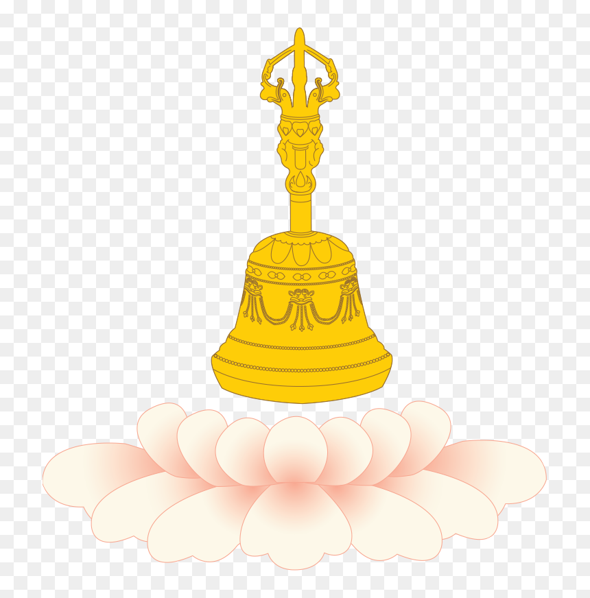 Dharmachakra With Lotus Flower, HD Png Download - buddhism symbol png