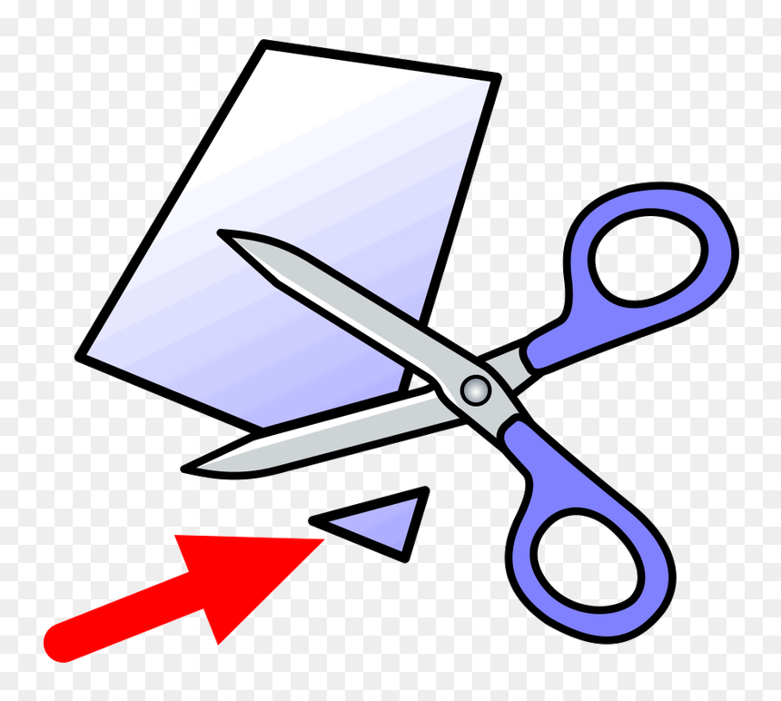 Shears Clipart Shovel, HD Png Download - scissors cutting png