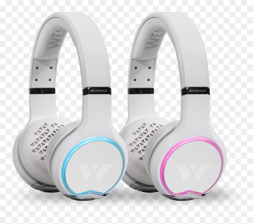 Wearhaus Arc "
 Class="lazyload Lazyload Fade In Cloudzoom - Headphones Bluetooth Led White, HD Png Download - dj girl headphones png