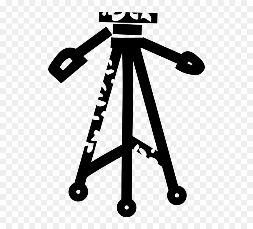 Transparent Camera On Tripod Png, Png Download - camera with tripod png