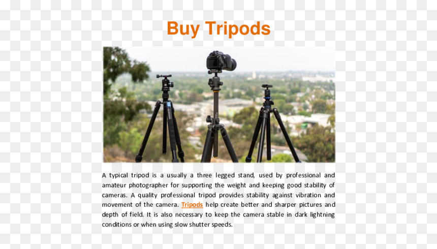 Tripod, HD Png Download - camera with tripod png